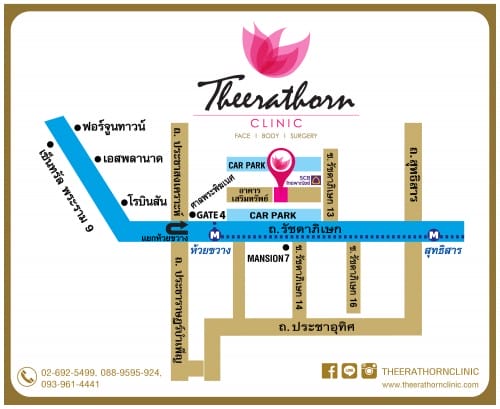Theerathorn-Clinic-Map