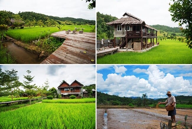 เฮินไตรีสอร์ท บ้านพักเรือนไม้แบบชาวไทใหญ่